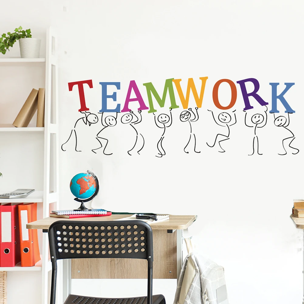 During Working Hours Self-Adhesive Wall Stickers For Baby And Children's Room Decoration Are   Suitable For Children's Rooms