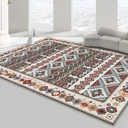 Retro Living Room Carpets Home Decor Bohemian Fashion Luxury Atmosphere Floral Abstract IG Soft Large Area Bedroom Polyester Rug