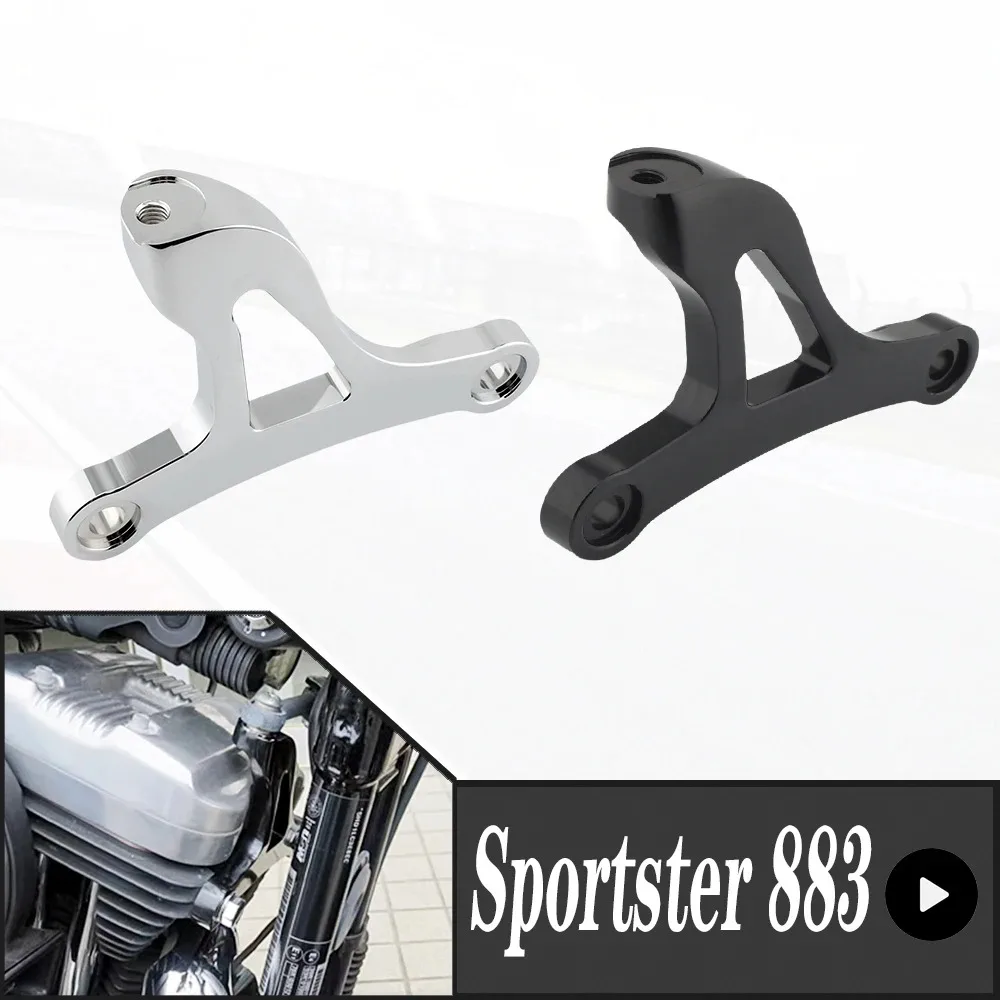 FOR Harley Davidson Sportster 883 XL883 XL883L XL883LP XL883C XL883P XL883R Motorcycle Front Engine Mount Bracket Aluminum