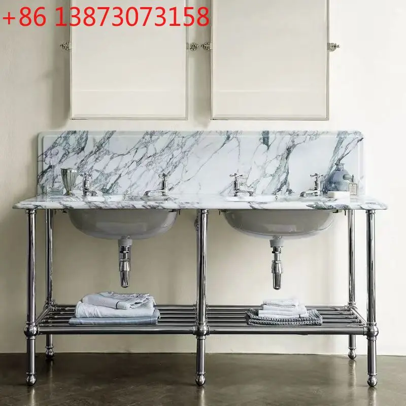 

Американский ретро латунный кронштейн, умывальник для отеля, знаменитый гостевой умывальник, шкаф для ванной комнаты, унитаз, умывальник