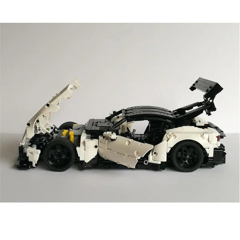 Car MOC-74801 Track Special Car Supercar Mechanical Version 2104PCS Building Block Toys DIY Kids Christmas Gift Birthday Gift