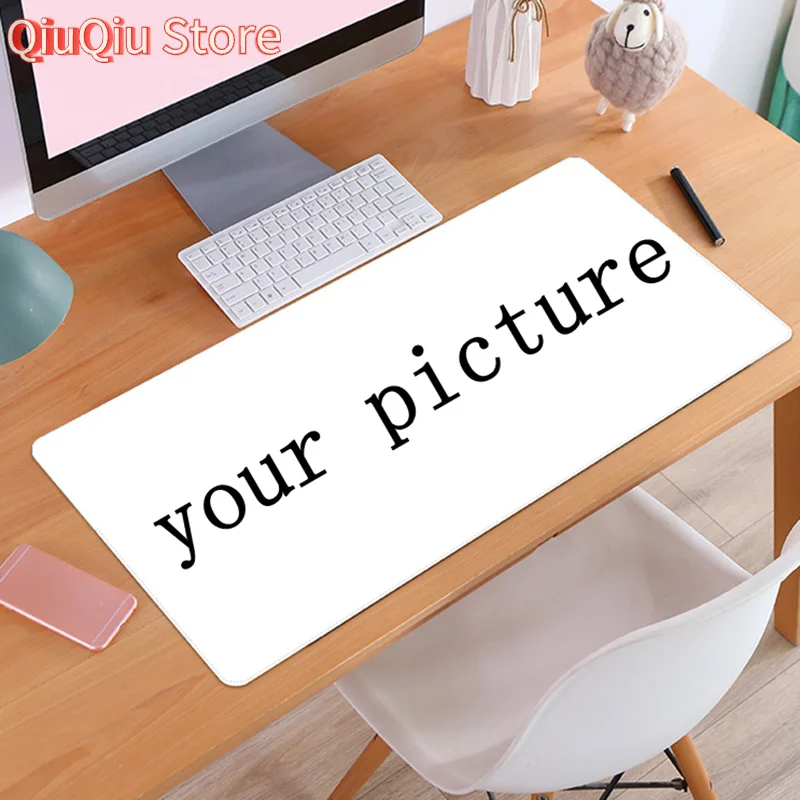 Alfombrilla de ratón Kawaii antideslizante, alfombrilla de ratón para Gamer 90x40 XXL, accesorios de ordenador, teclado, alfombrilla, Anime, flores de cerezo