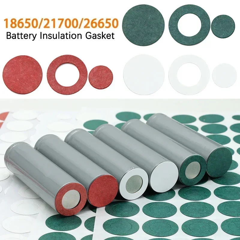 18650 21700 26650 Insulation Gasket Li-ion Battery Pack Cell Barley Adhesive Paper Glue Fish Electrode Insulated Pads