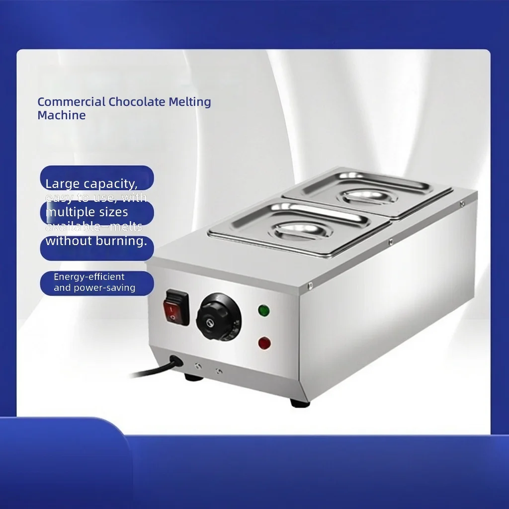 Chocolate Melting Pot, Commercial Desktop Warmer, Electric Machine for Candy Making, Baking Tools, Chocolate Fondue Heater