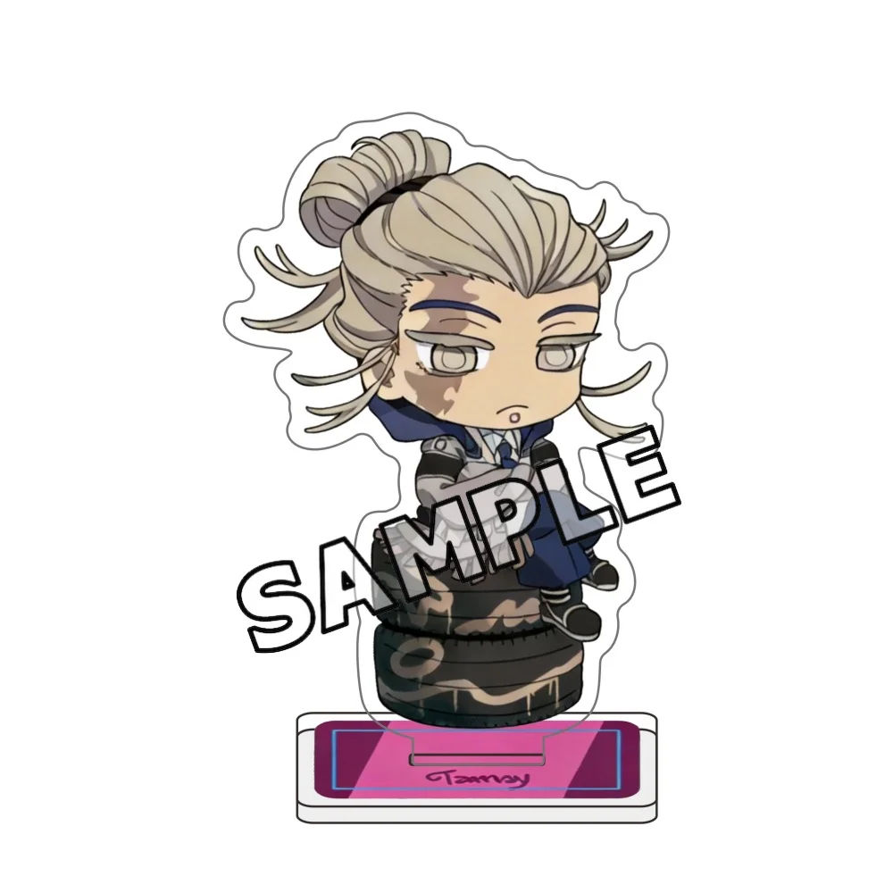 GACHIAKUTA 10CM Acrylic Stand Anime Figure Keychain Pendant Car Key Chain Otaku Fans Collection Desktop Display Decor Gift