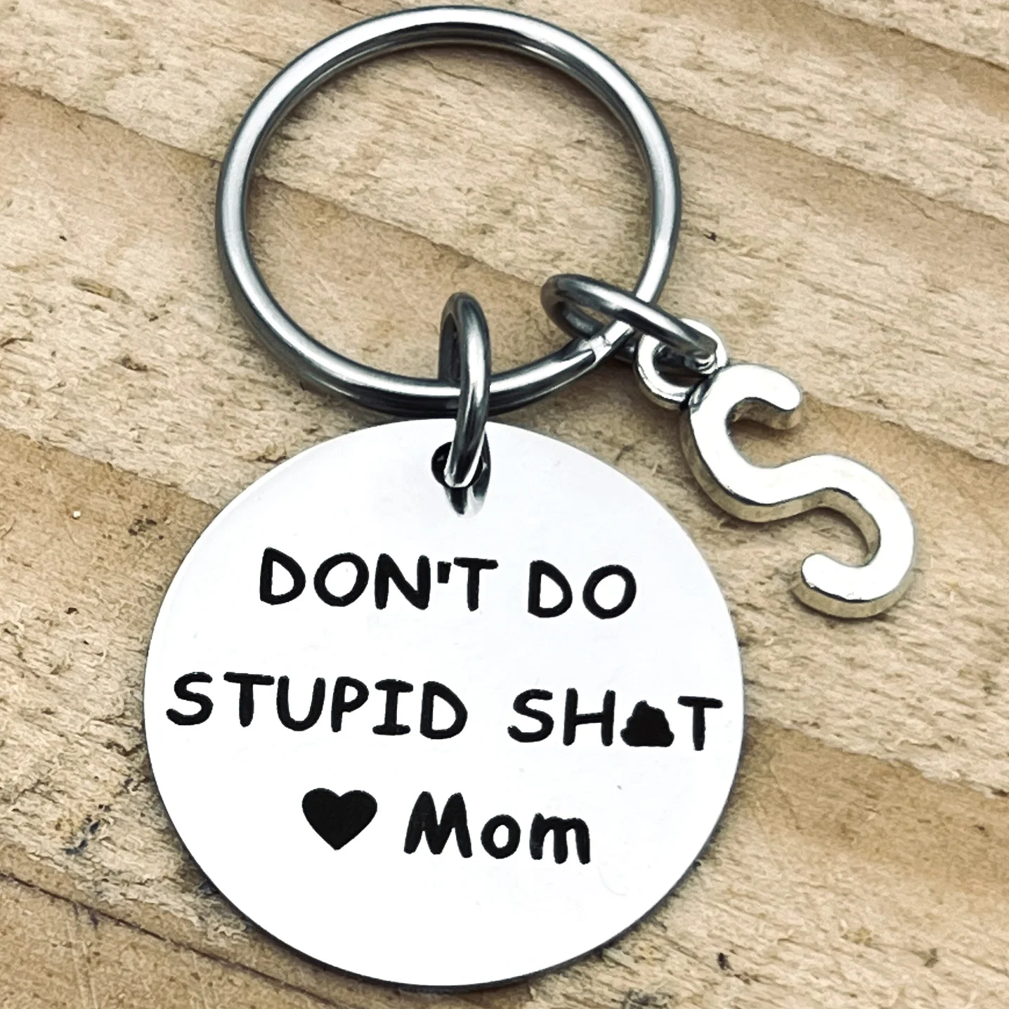 Funny Keychain Gift for Teenager From Mom Gift for Son Daughter New Driver Birthday Graduation Gifts for Son