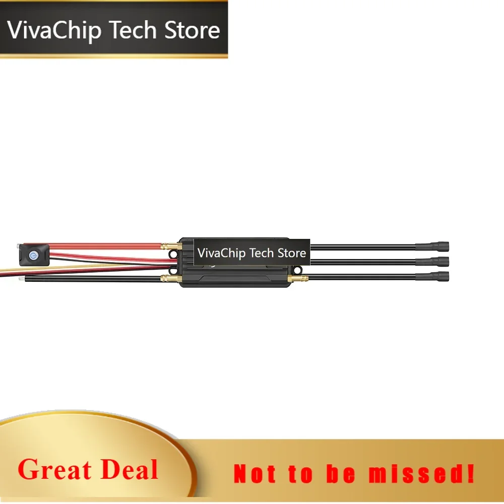 VivaCTHobbywing SeaKing 160A V4 Marine Electric Tuning Built-in BEC Water Cooling Control