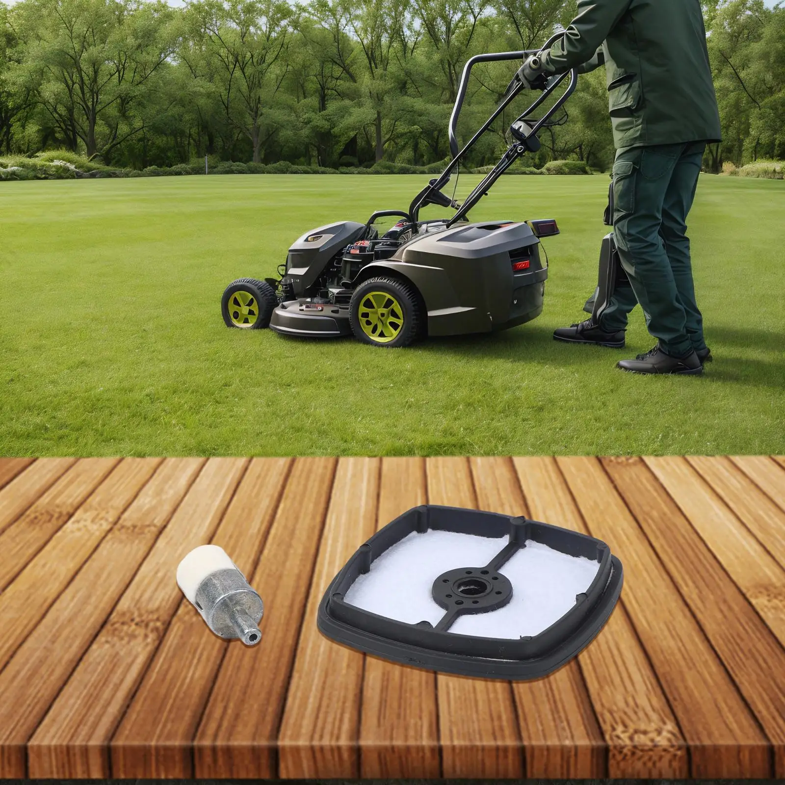 For HC-155 For PAS-225 Comprehensive Solution Air Fuel Filters For Lawn Mowers As Shown Visual Variation Disclaimer