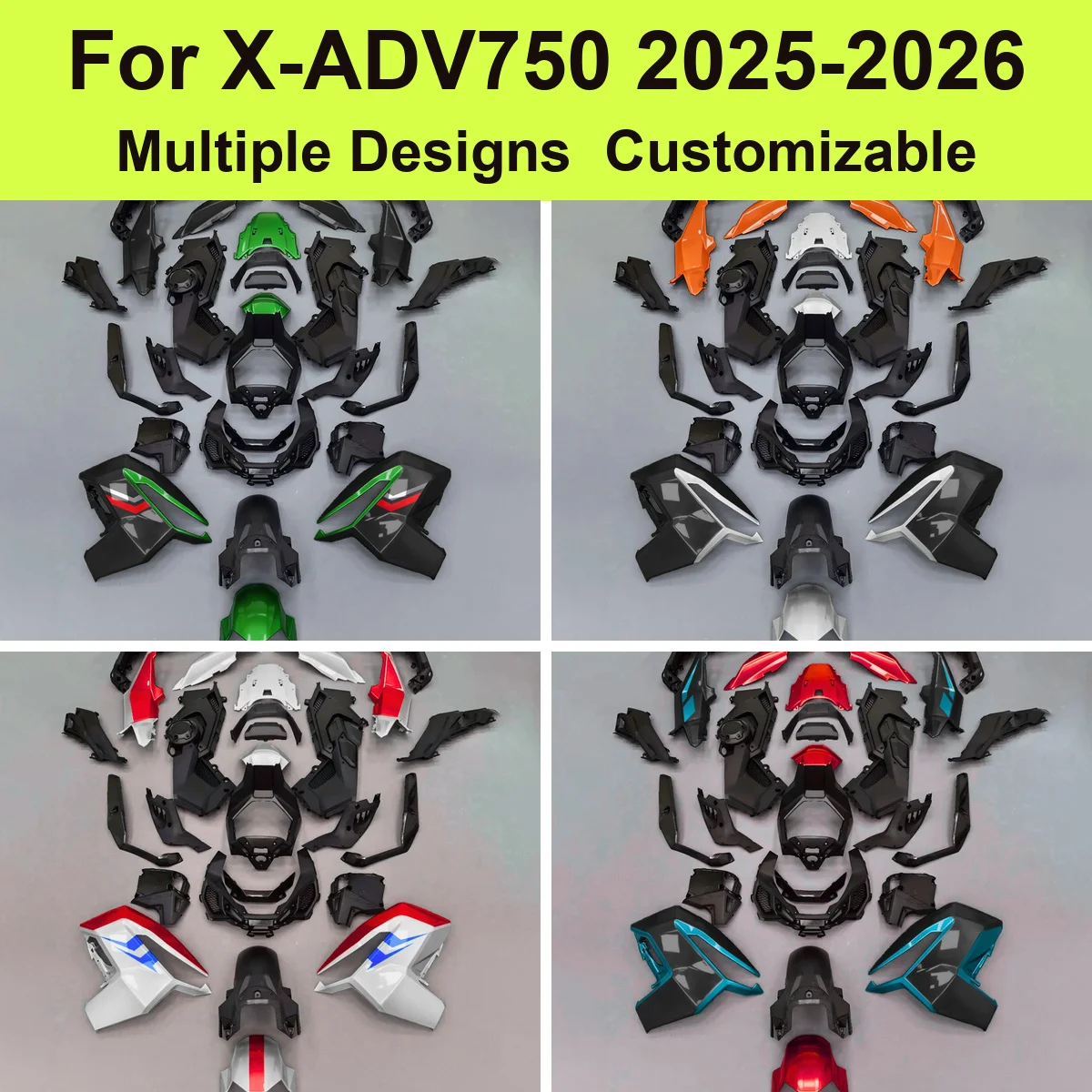 Replacement Body Kit fit for Honda X-ADV750 2025 2026 RH12 750cc Injection Moulded ABS Panels Cowl Complete Set Trim