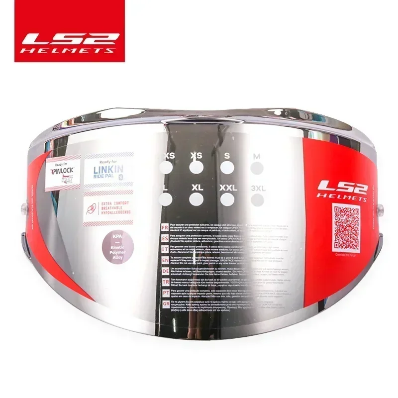 LS2 Valiant helmet visor suitable for ls2 ff399 helmets lens clear smoke rainbow silver replacement shield