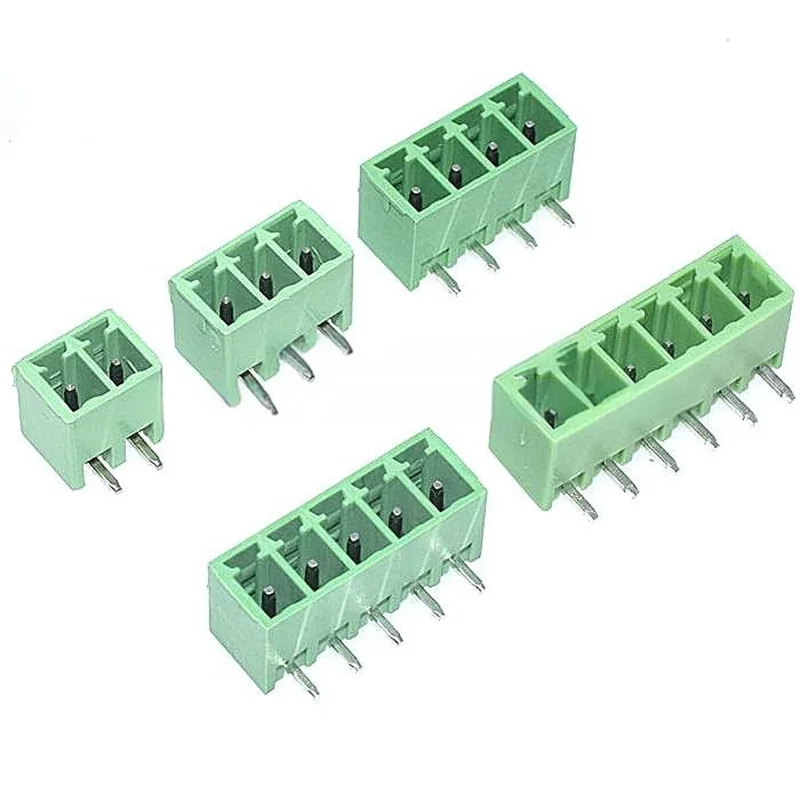 5 шт. 15EDG KF2EDG 3,81 мм винтовая клеммная колодка для печатной платы 2 3 4 5-16-контактный штекер, гнездовой разъем, прямой изогнутый штифт