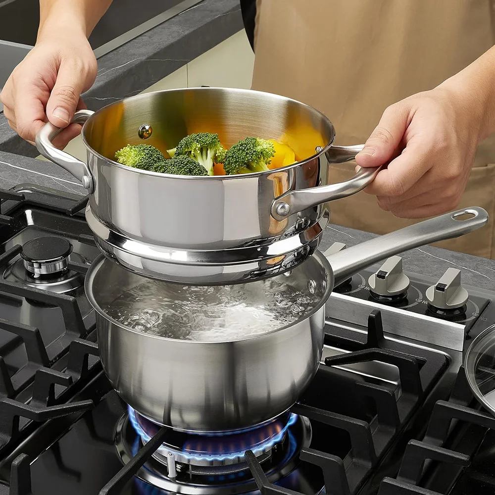 10-Piece Stainless Steel Cookware Set 3