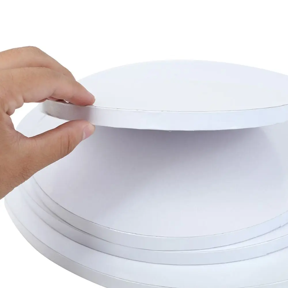 Durable 6/8/10/12/14in Cake Board Base Round Disposable Round Cake Tray Pad Cake Board Baking Use