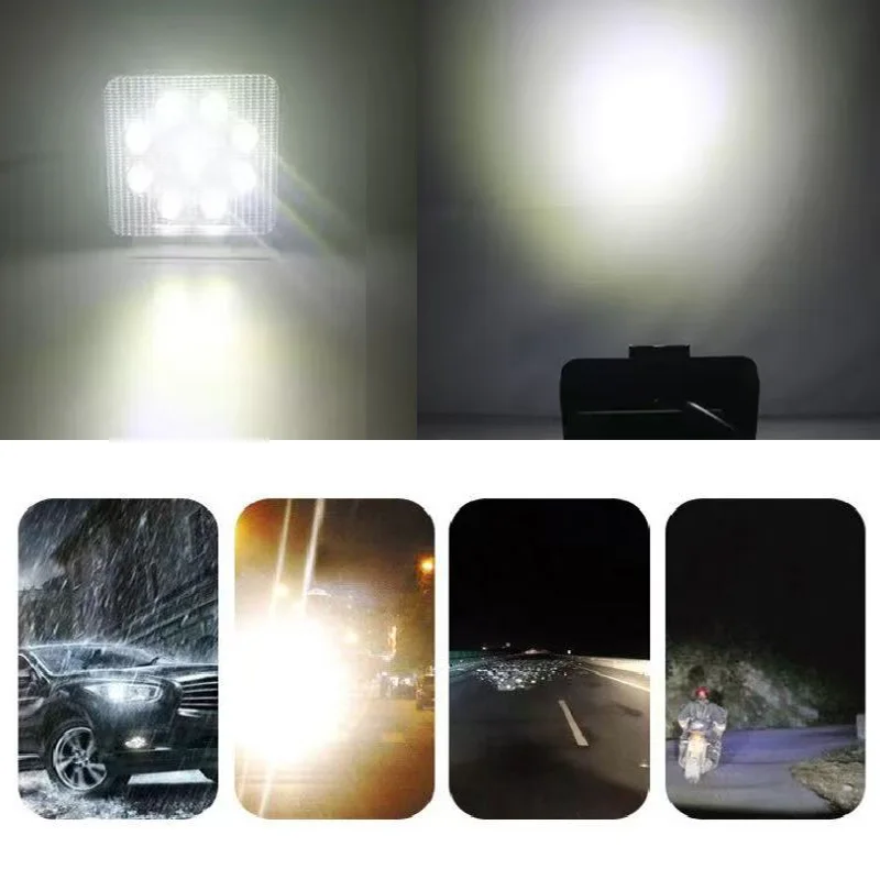 12 فولت مصباح ليد بار مصباح LED صغير ضوء العمل على الطرق الوعرة الأضواء ل جيب شاحنة 4X4 سيارة SUV ATV Barra LED المصابيح الأمامية الفيضانات #6