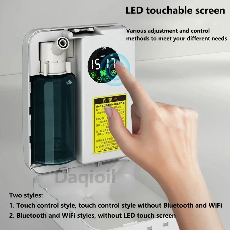 Hotel Fragrance Diffuser Wall-mounted Scent Machine With 100ml Essential Oils Diffuser Aroma Diffuser For Elevator Toilet Home