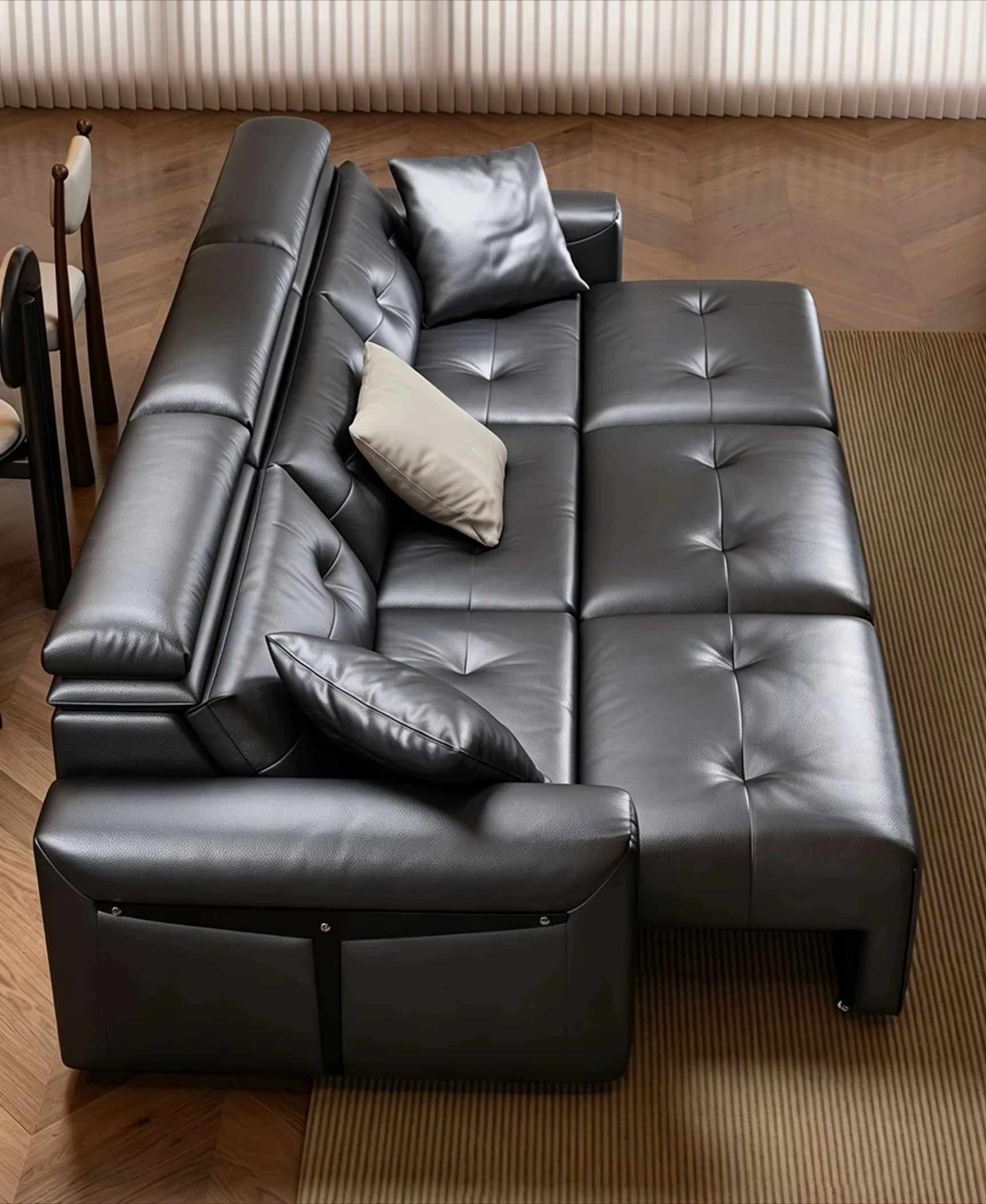 Wholesale Electric Leather Recliner Sofa Bed Living Room Furniture Set Modern Power Reclining Sofa