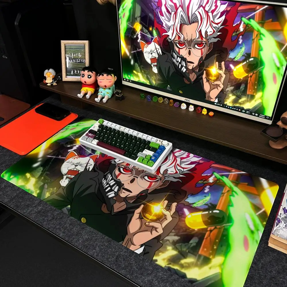 

Mouse Pad Xxl Computer Large Size Non-slip Gamer Keyboard 90x40cm Art Design HD Deskmat Anime Dandadan