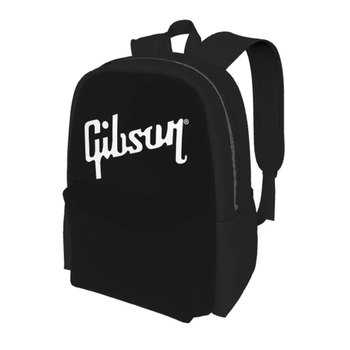 Guitar Gibson Logo Student Backpack School Bag Hiking Travel Daypack for Men Women Bookbag Shoulder Bags