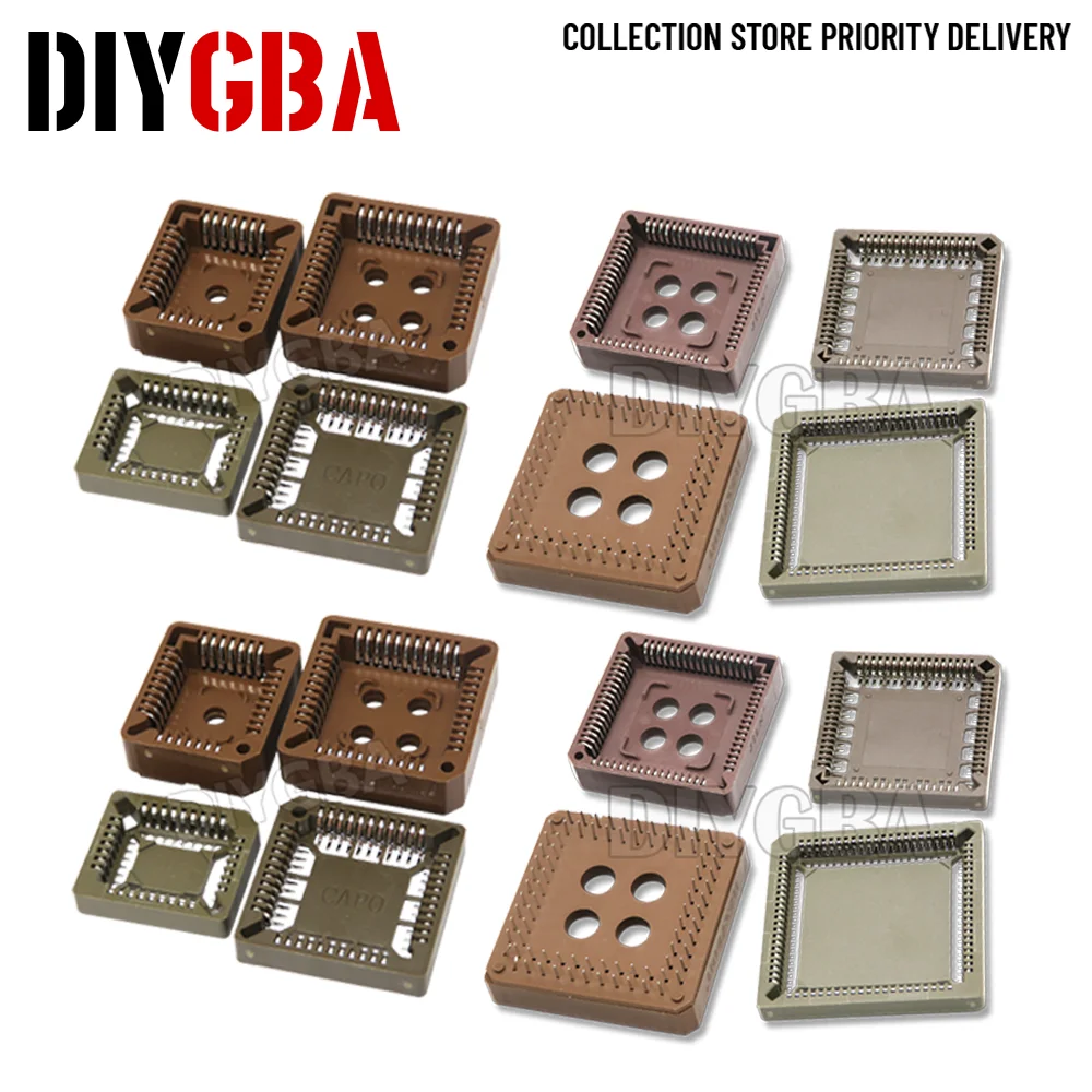 5 SZT. Gniazdo PLCC IC PLCC32 PLCC44 PLCC68 PLCC84 SMD DIP Adapter Gniazda PLCC DIYGBA