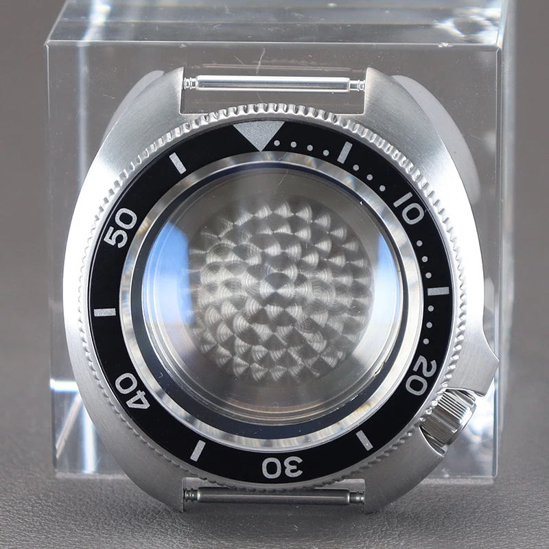 44mm Watch Case Sapphire Glass For Seiko NH35 NH36 NH38 NH34 Movement nh35 Watch Accessory 28.5mmDial Modified SKX007 tuna mouth