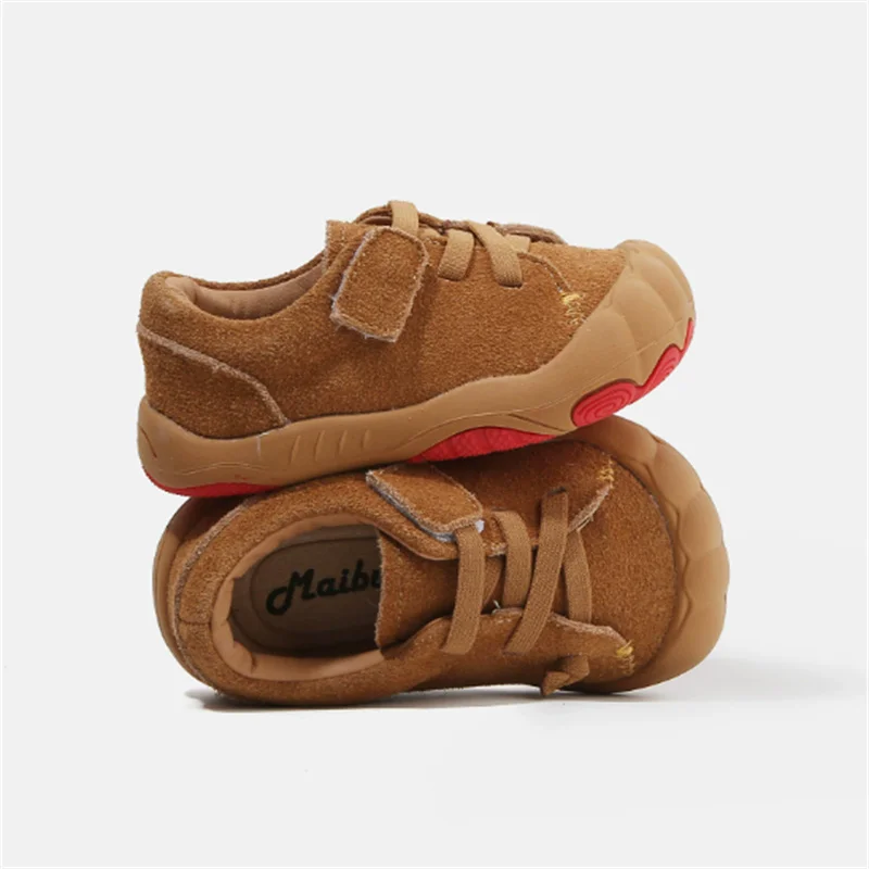 2025 جديد الخريف حذاء طفل جلد طبيعي طفل أطفال حذاء كاجوال في الهواء الطلق عدم الانزلاق موضة ليتل بنين بنات أحذية رياضية EU16-26 #4
