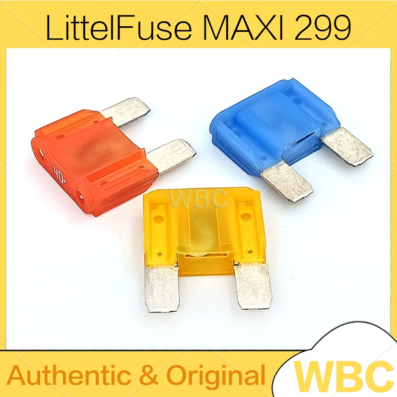 1 قطعة Littelfuse ماكسي 299 سلسلة 20A 25A 35A 40A 50A 60A 70A 80A 32V حجم كبير التأمين المكونات في إدراج السيارات فيوز شفرة الصمامات #2