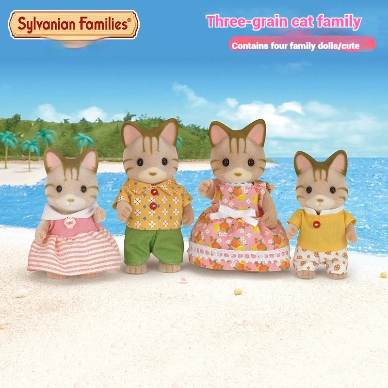 Authentic Sylvanian Families Anime Character Simulation Playhouse Toy Room Decoration Toy Christmas Gift