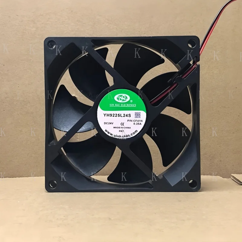

C ДЛЯ YIN YH9225L24S DC24V 0,25A 9 см 9225 2-проводной охлаждающий вентилятор # А6–27