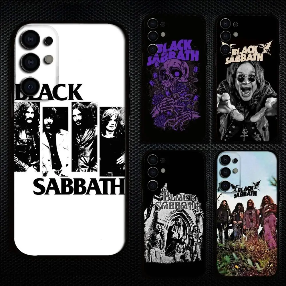 

B-Black S-Sabbath Heavy Metal Band Phone Case For Samsung S25,S24,S21,S22,S23,S30,Ultra,S20,Plus,Fe,Lite,Note,10,9Black Cover