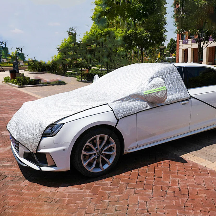 

Увеличенный 7-слойный зимний чехол для лобового стекла автомобиля, защита от снега, ветрозащита, водонепроницаемый чехол для окон автомобиля, универсальный для внедорожников и седанов