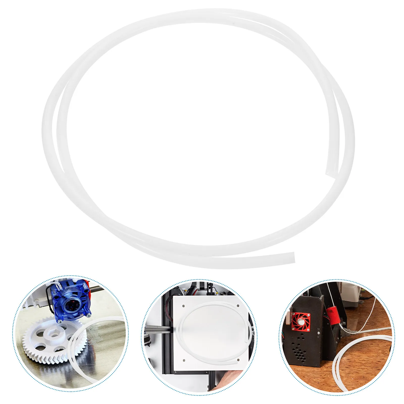 

1 метр трубки из ПТФЭ для 3D-принтера, диаметр 3 мм, высокоточная замена для аксессуаров 3D-печати, плавная экструзия