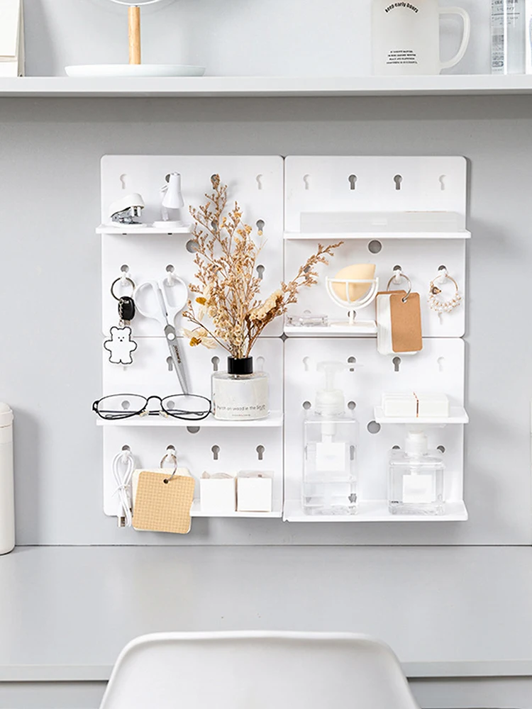 Stecktafel-Kombinationsset, Stecktafeln und Zubehör, modularer Aufhängung für Wand-Organizer, Bastelorganisation, Ornamente – Detail 3
