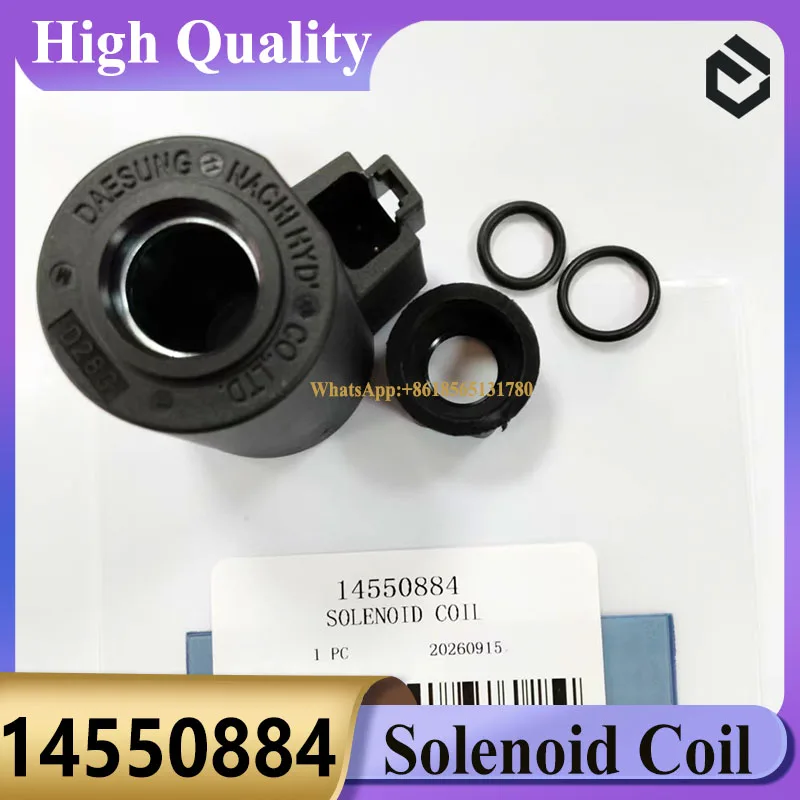 14550884 VOE14550884 24V Solenoid Valve Coil Fit EC140D EC160C EC210B EC210D EC240B EC290B Hydraulic Excavator Spare Parts
