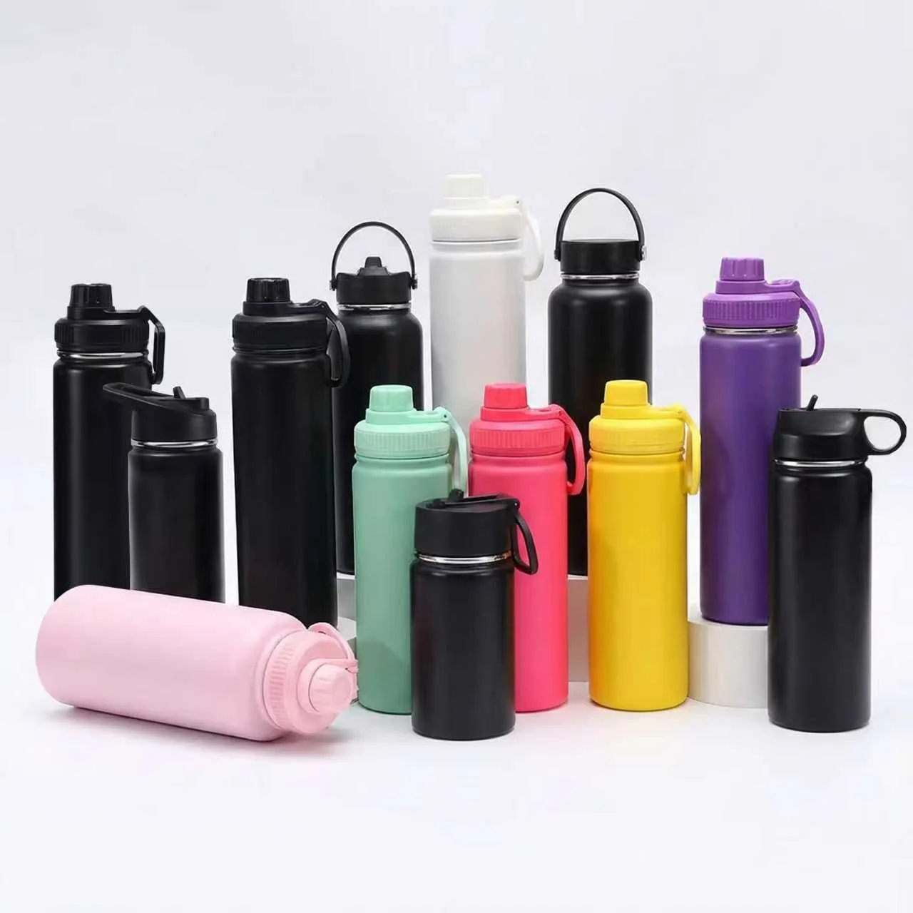 Custom Logo Picture Insulated Thermos Cup for Outdoor Hiking Tumbler Stainless Steel Coffee Vacuum Insulated Tea Cup Travel
