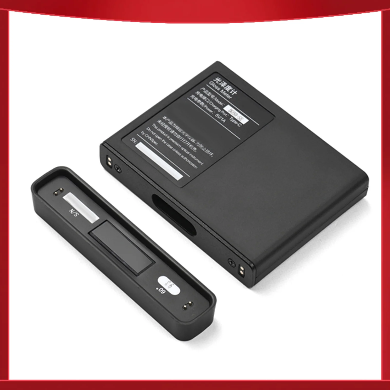 

Gloss Meter 60° Portable Glossmeter with Self Calibration Fast Measurement Continuous Measurement Surface Measuring Glarimeter