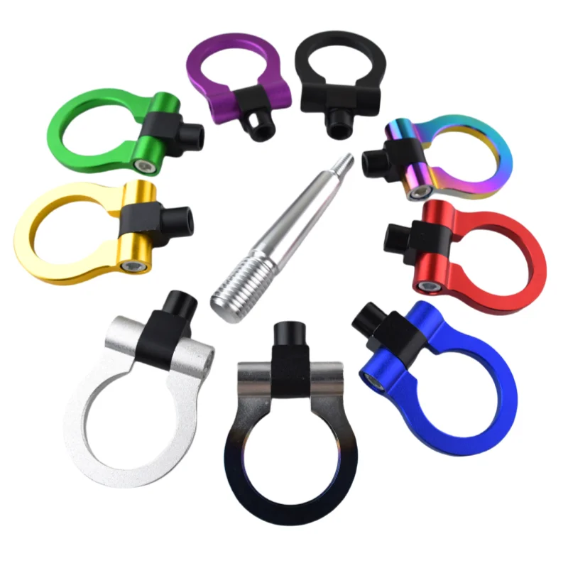 Car Trailer Hooks Decoration Auto Rear Front Trailer Simulation Racing Ring Vehicle Towing Hook For Nissan GT Juke For Infiniti