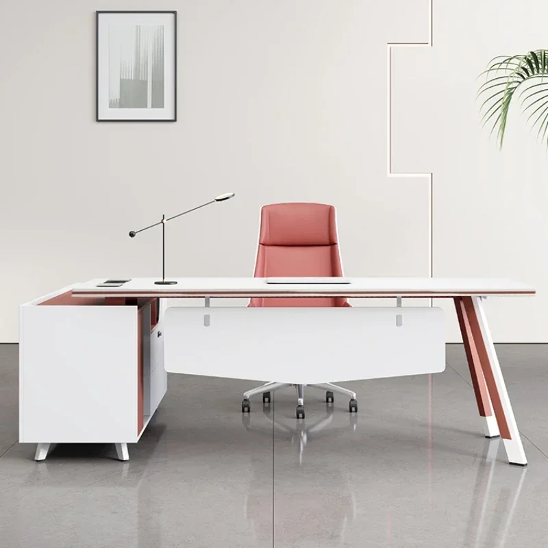 Computer Office Desk Organizer Office Reception Study Table Standing Tables Multifunction Executive Ufficio Trendy Furniture