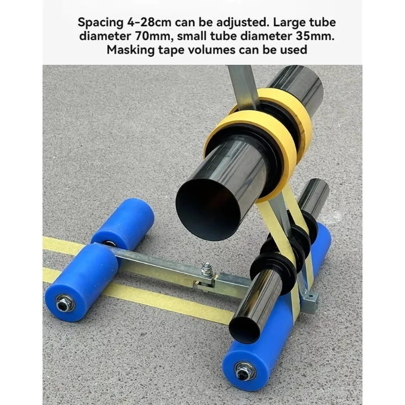 Scribing machine Ground green masking paper Adhesive tape Scribing car Masking paper Color separation