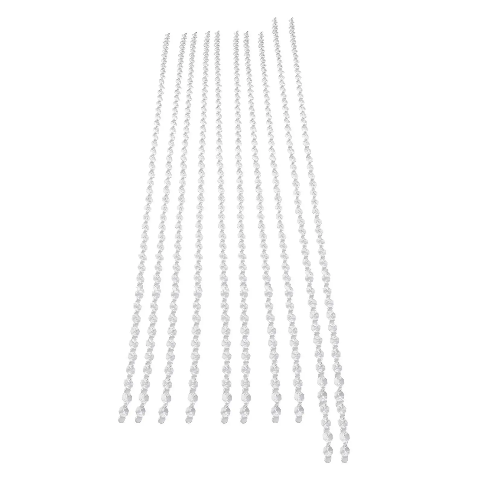 

Акриловые восьмиугольные полоски из бисера на свадьбу, день рождения, украшение для вечеринки, 10 шт.