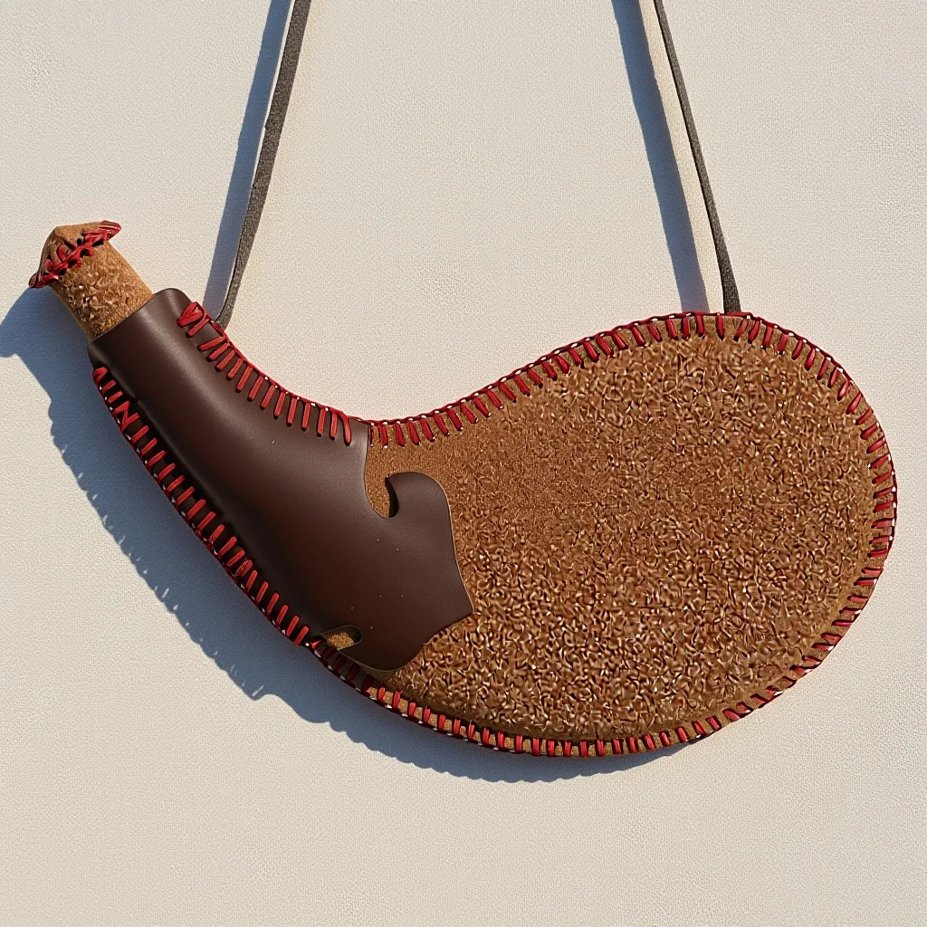 

Ancient Water Bag Wine Pouch Spanish Flask for Camping Hiking Outdoor Portable Whisky Container with Strap 12 2 X 7 7 Inches