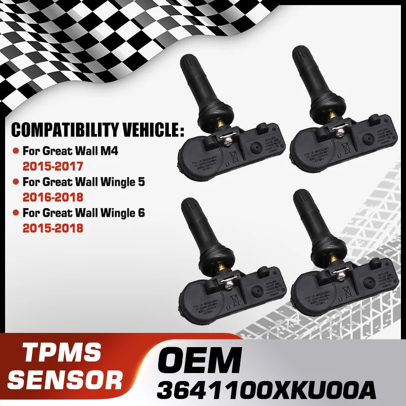 

3641100XKU00A For Great Wall M4 2015-2017 Great Wall Wingle 5 2016-2018 Great Wall Wingle 6 2015-2018 TPMS Tire Pressure Sensor