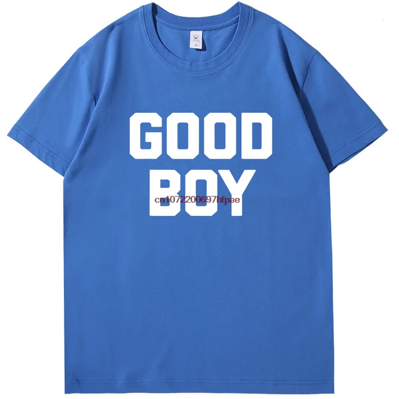 Good Boy High Quality Short Sleeve Tee Shirts Graphic Tee Printed T-Shirt Summer New In Tops & Tees Men's Cotton T-Shirt