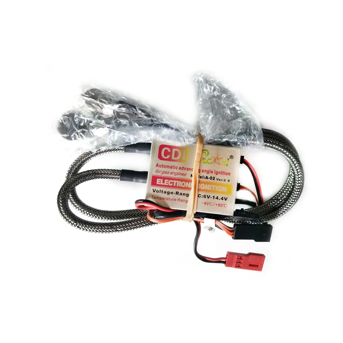 Rcexl CDI Twin Ignition CM6 90 grados 6V-12V ángulo de avance automático con kit de sensor para 2008 después del motor de 3W