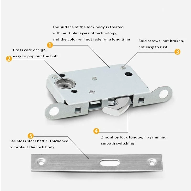 Door Handle Lever with Modern Contemporary Square For Home Bedroom best sale