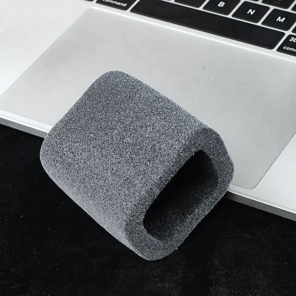 Professionelle Mikrofon-Windschutzabdeckung aus beflocktem Schaumstoff, winddichter Mikrofon-Muff zur Geräuschreduzierung für FIFINE AmpliGame AM8