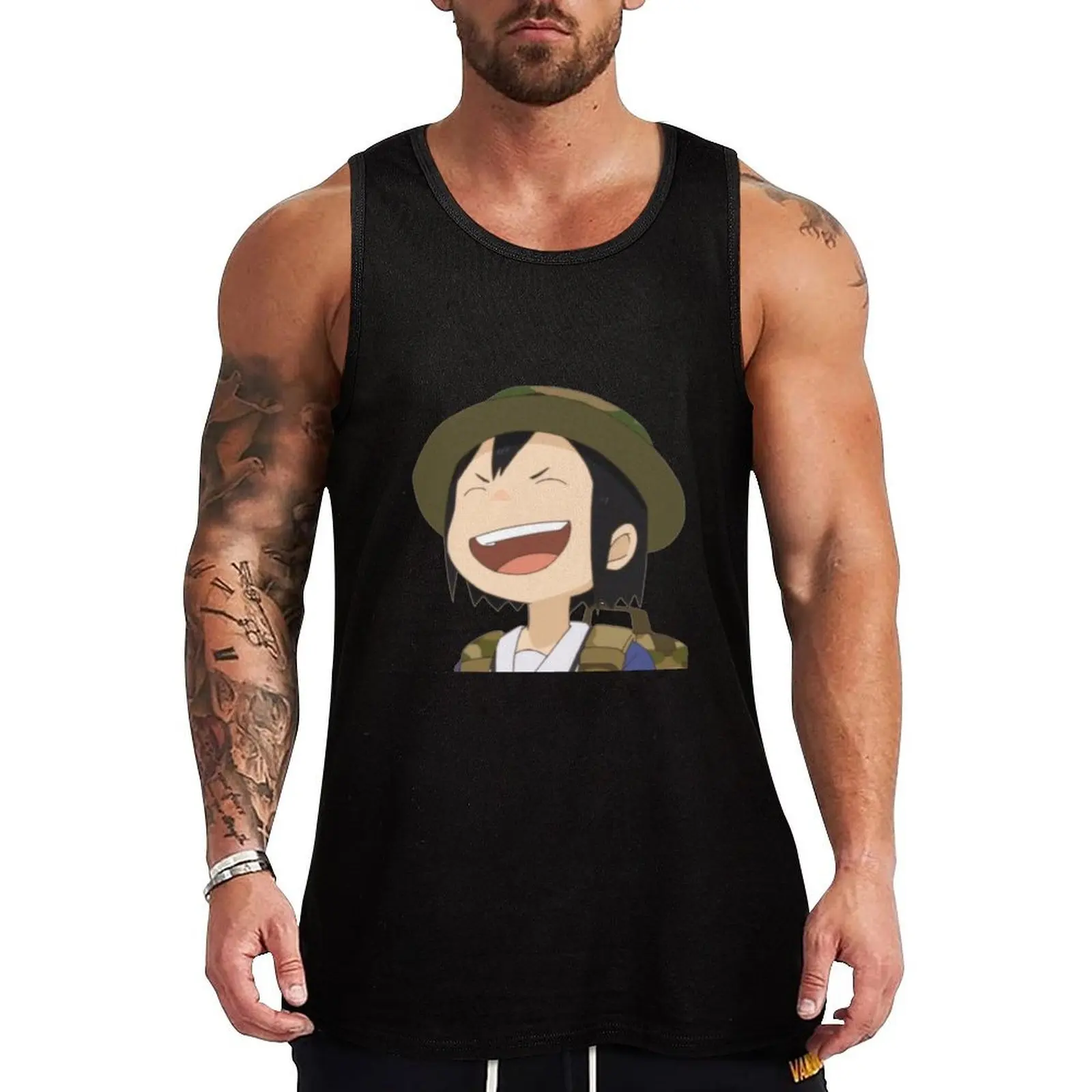 Keep Your Hands Off Eizouken icons Tank Top Plain Color Sleeveless Shirt Casual Basic Tank Top