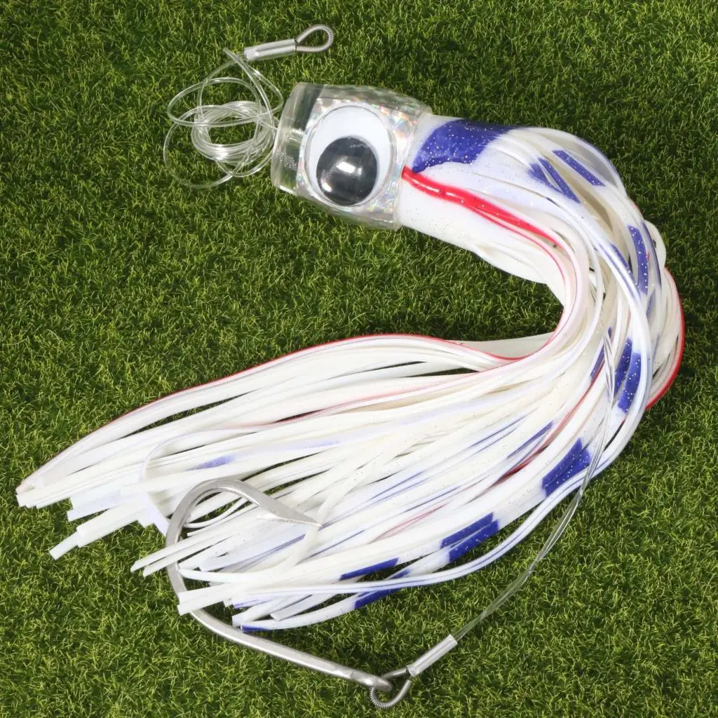 34 cm 260 g Wahoo-Köder Trolling Salzwasser Big Game Fishing Tiefsee-Bootsangeln Thunfisch-Köder Haken für Mahi Leurre Marlin Billfish – Detail 9