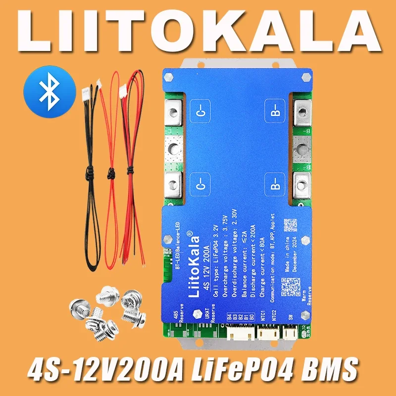 LiitoKala 4S-12V200A  Bluetooth BMS