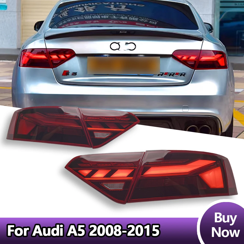 

Car Lights For Audi A5 Taillights 2008-2016 LED Car Tail Lamps Daytime Running Lights Dynamic Turn Signals Car Accessories