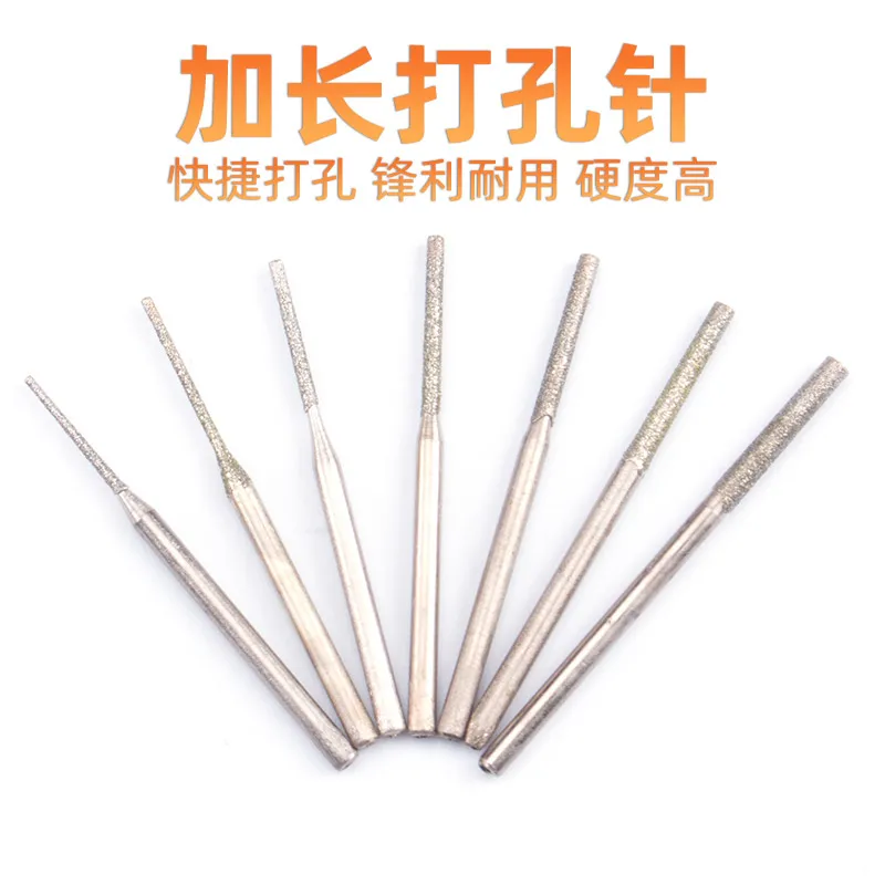 

Extended Diamond Coated Drill Bit for Jade Crystal Agate Amber Grinder Parts